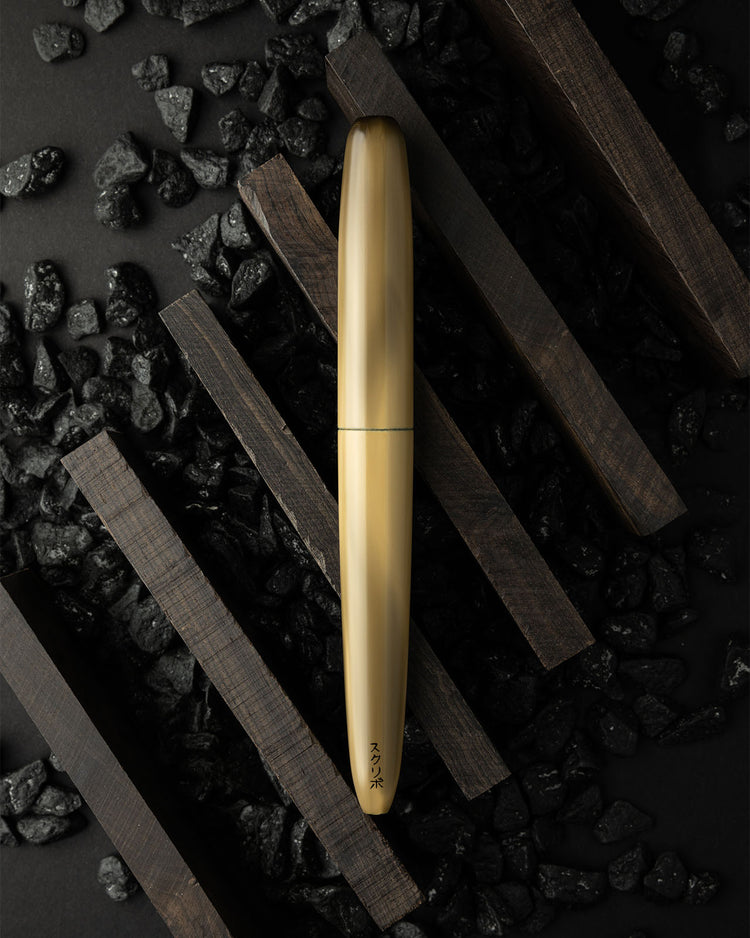 Scribo Piuma Fountain Pen in Hane Murakumo with Ruthenium Trim