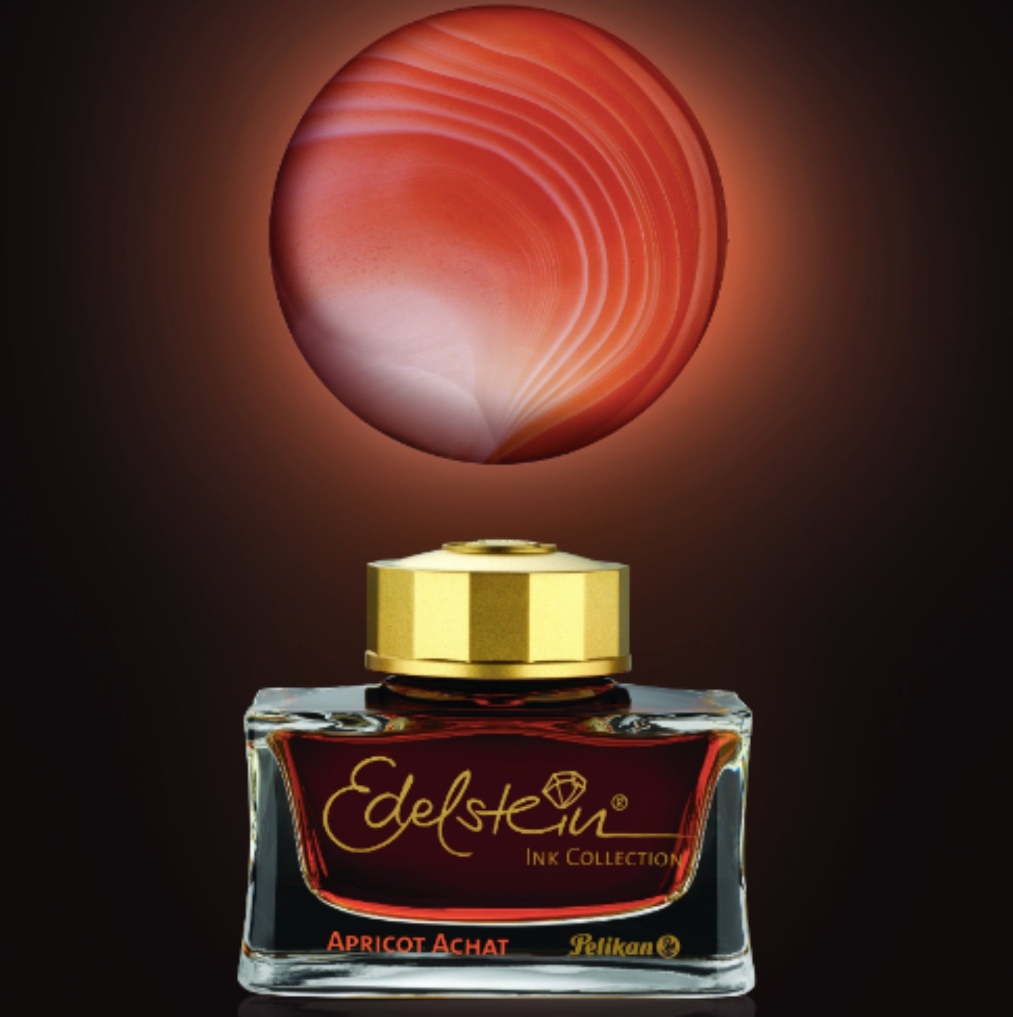 Pelikan Edelstein Ink of the Year 2025 Bottled Ink in Apricot