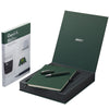 Lamy 2000 Fountain Pen in Pine with Notebook Set - 14K Gold Fine Point Fountain Pen