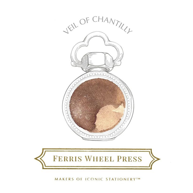 Ferris Wheel Press Bottled Ink in Veil of Chantilly - 38 mL