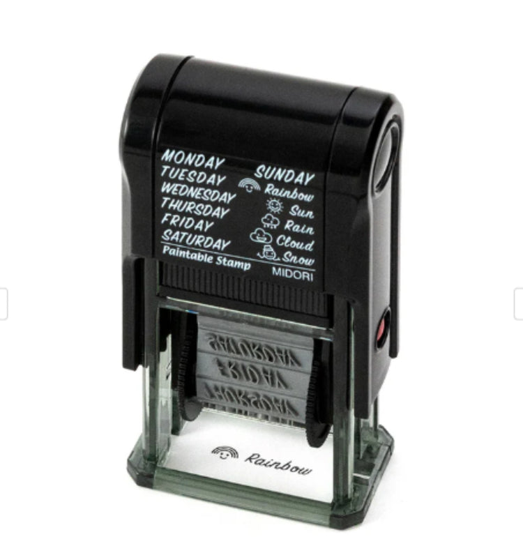 Midori Paintable Stamp in Day and Weather
