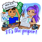 It's the Paper Holographic Sticker