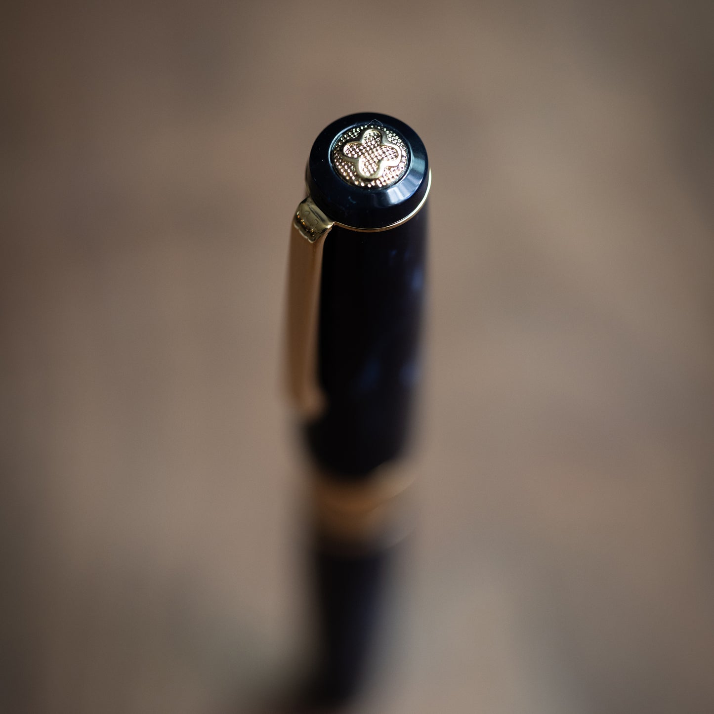 Esterbrook Model J Chatoyant Acrylics Fountain Pen in Capri Blue with Gold Trim Fountain Pen