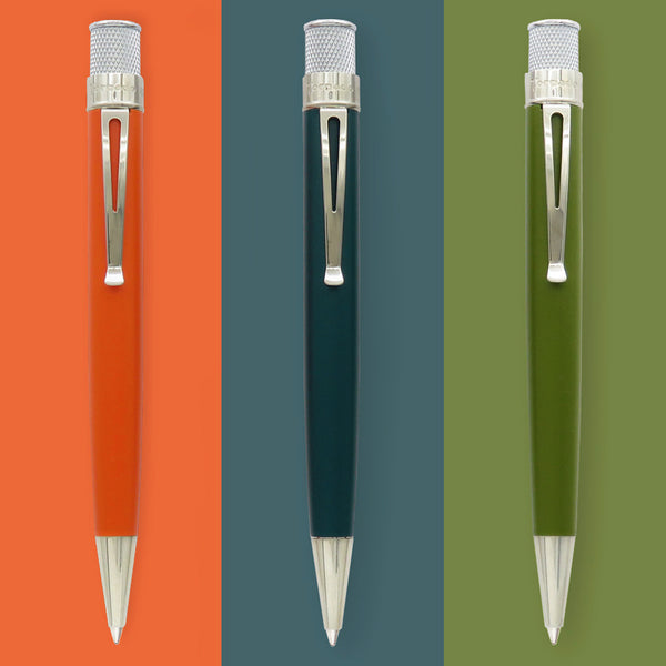 Retro 51 Tornado Seasonal Touch Juniper Green Rollerball Pen Rollerball Pen