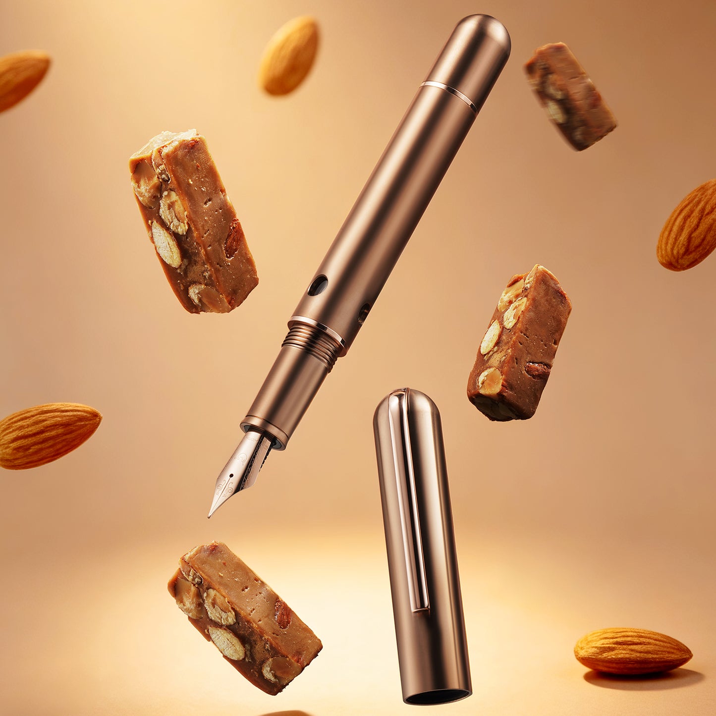 Nahvalur Nautilus Fountain Pen in Toffee Ti