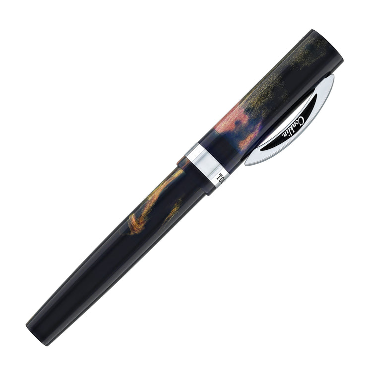 Conklin Toledo Rollerball Pen in Golden Evergreen Whisper with Chrome - Limited Edition