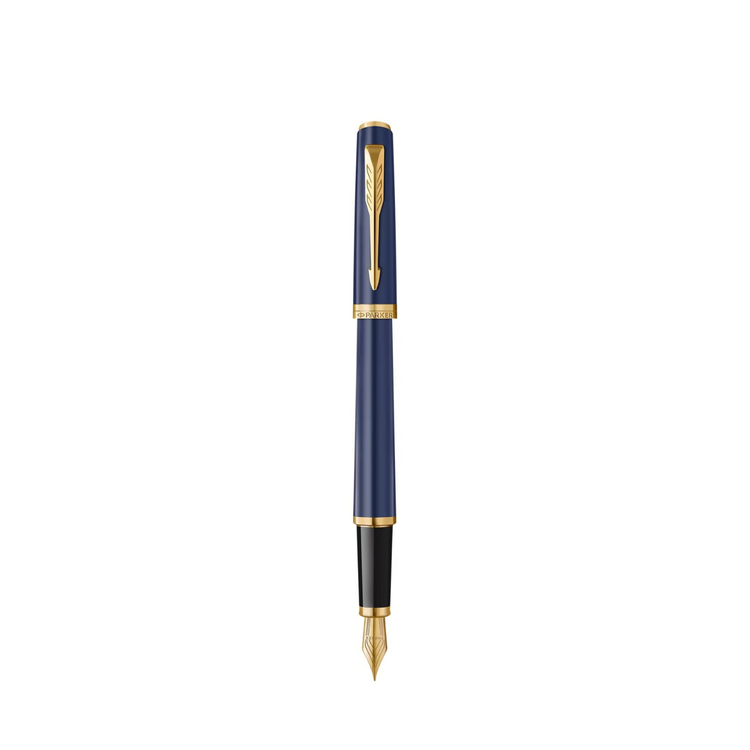 Parker Meridian Fountain Pen in Blue with Gold Trim - Fine