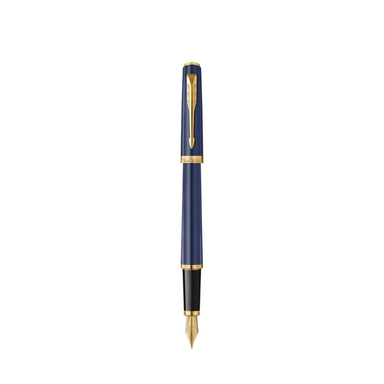Parker Meridian Fountain Pen in Blue with Gold Trim - Fine