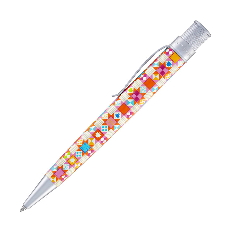 Retro 51 Tornado Vintage Metalsmith Rollerball Pen in Patchwork