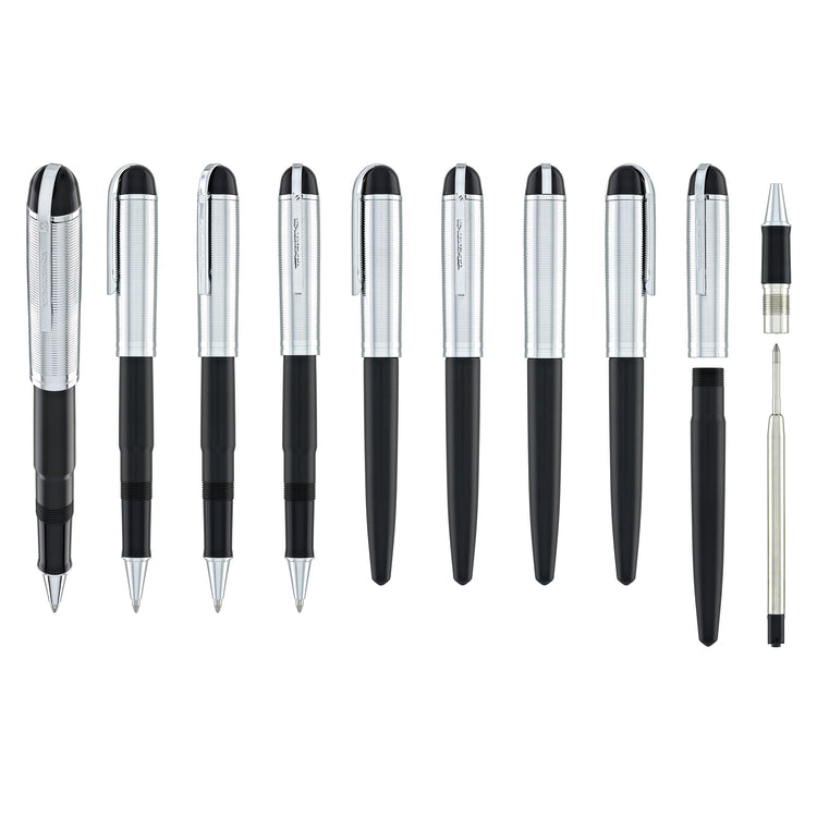 Wahl Eversharp Skyline Rollerball Pen in Black Silver Trim