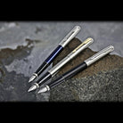 Parker Jotter Fountain Pen in Stainless Steel with Gold Trim - Medium Point