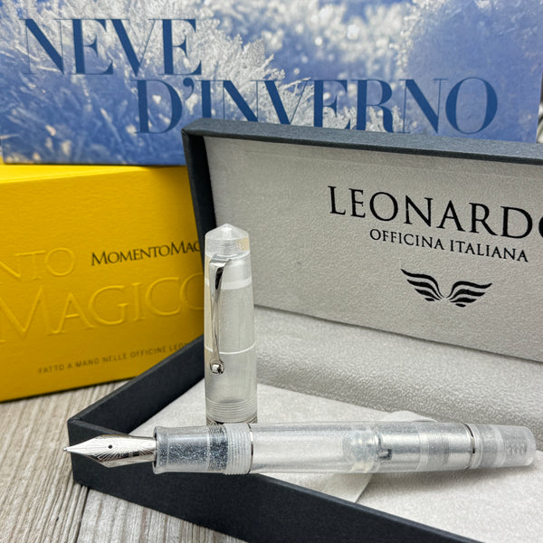 Leonardo Momento Magico Fountain Pen in Neve D’Inverno Limited Edition Fountain Pen