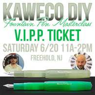 Kaweco DIY Fountain Pen Masterclass VIPP Ticket - Saturday June 20th