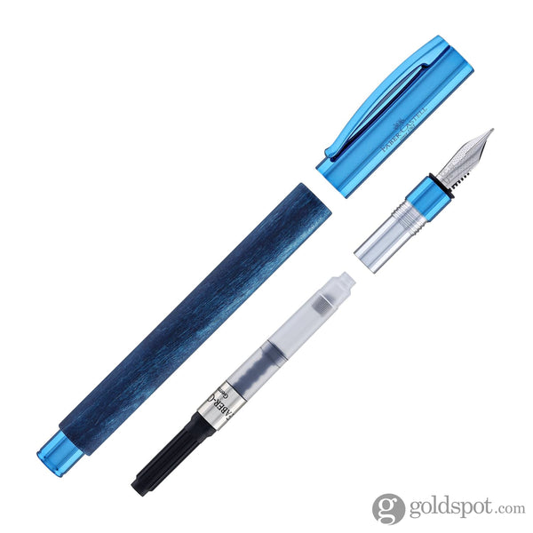 Faber-Castell Ambition Fountain Pen in Blue Wood - Limited Edition Fountain Pen