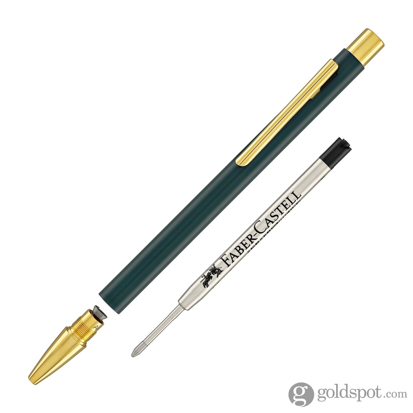Faber-Castell Design Neo Slim Ballpoint Pen in Rainforest Ballpoint Pens