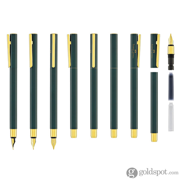 Faber-Castell Design Neo Slim Fountain Pen in Rainforest Fountain Pen