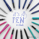 Faber-Castell Grip 2010 Fountain Pen in Bicolor Turquoise with Cartridges - Extra Fine Point Fountain Pen