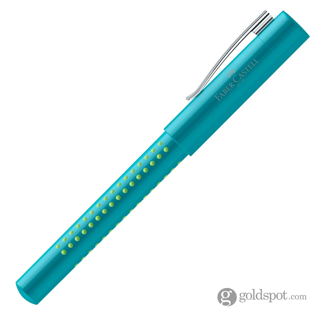 FaberCastell Grip 2010 Fountain Pen in Bicolor Turquoise with Cartrid