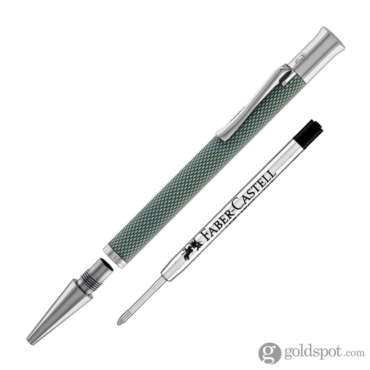 Faber-Castell Guilloche Ballpoint Pen in Sage Green Ballpoint Pen