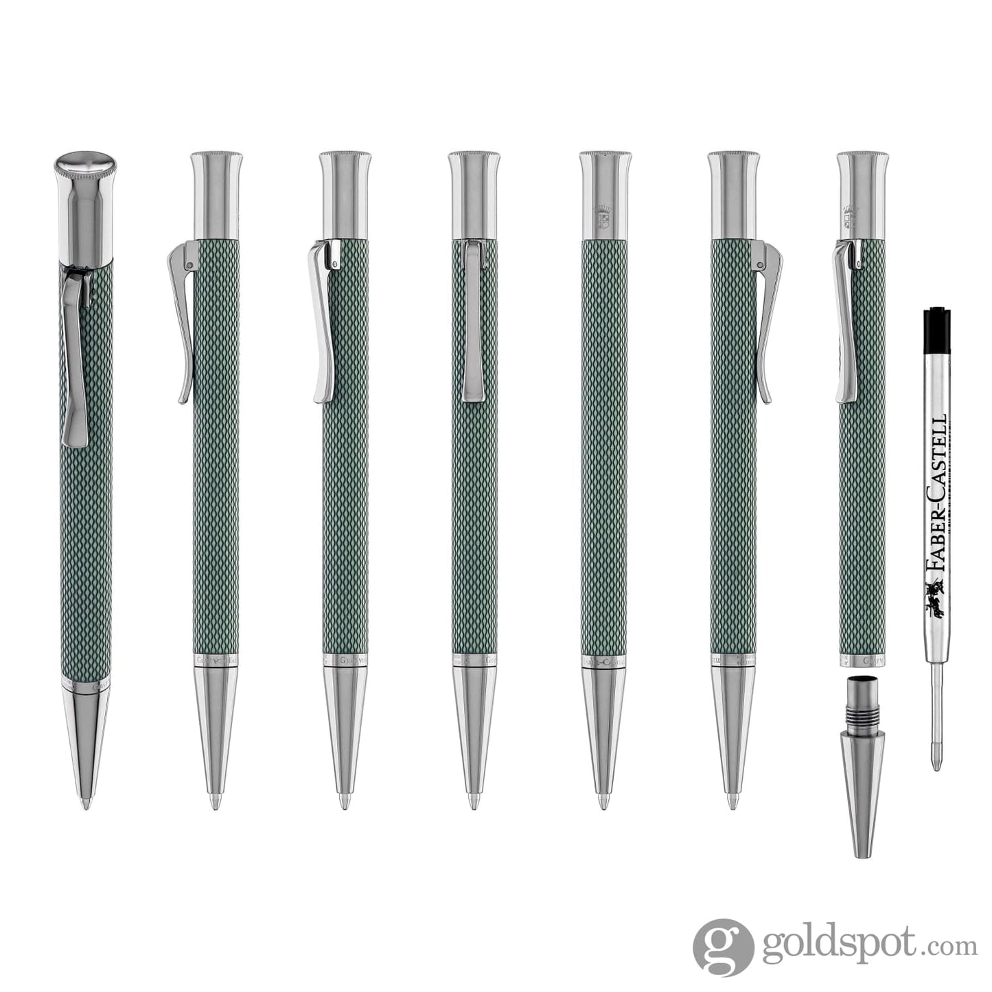 Faber-Castell Guilloche Ballpoint Pen in Sage Green Ballpoint Pen