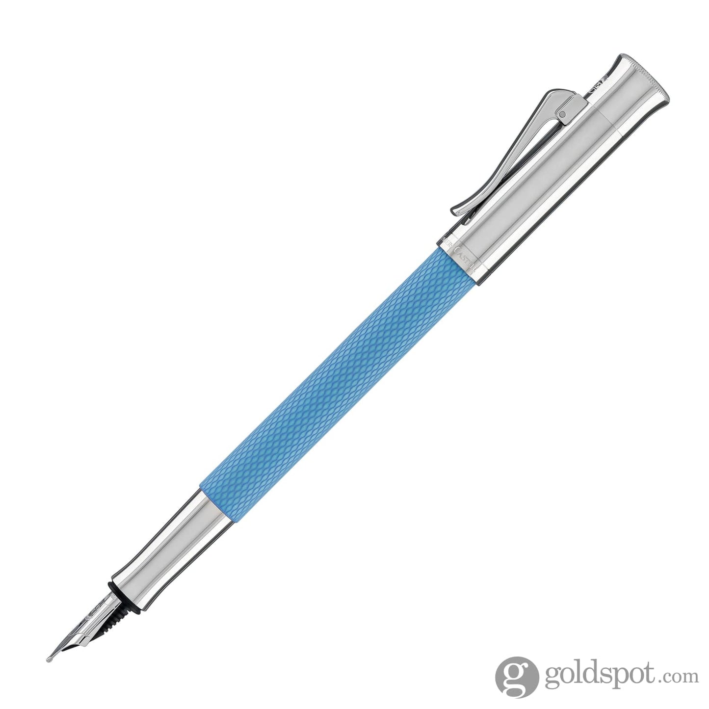 Faber Castell Guilloche Fountain Pen in Gulf Blue Fountain Pen