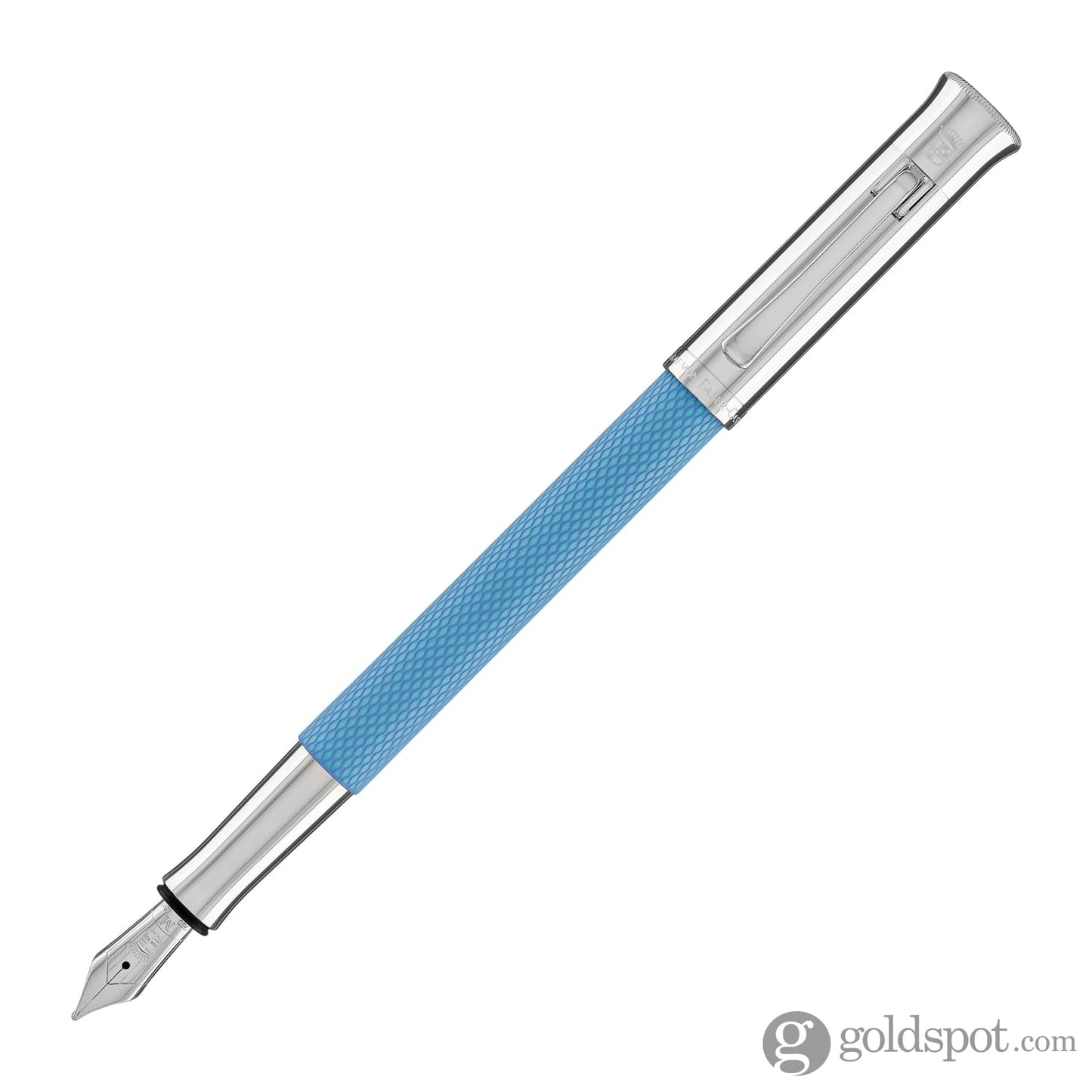 Faber Castell Guilloche Fountain Pen in Gulf Blue Fountain Pen
