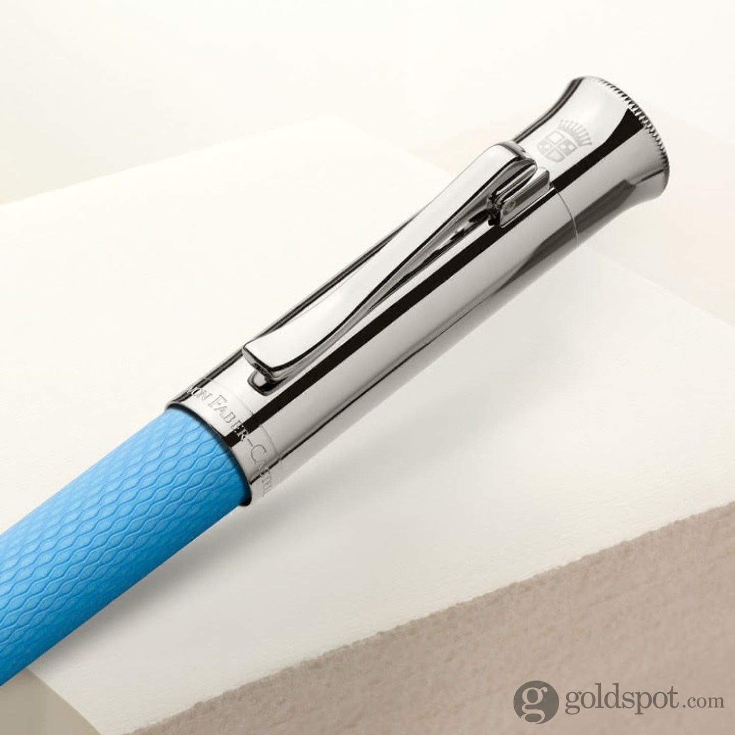 Faber Castell Guilloche Fountain Pen in Gulf Blue Fountain Pen