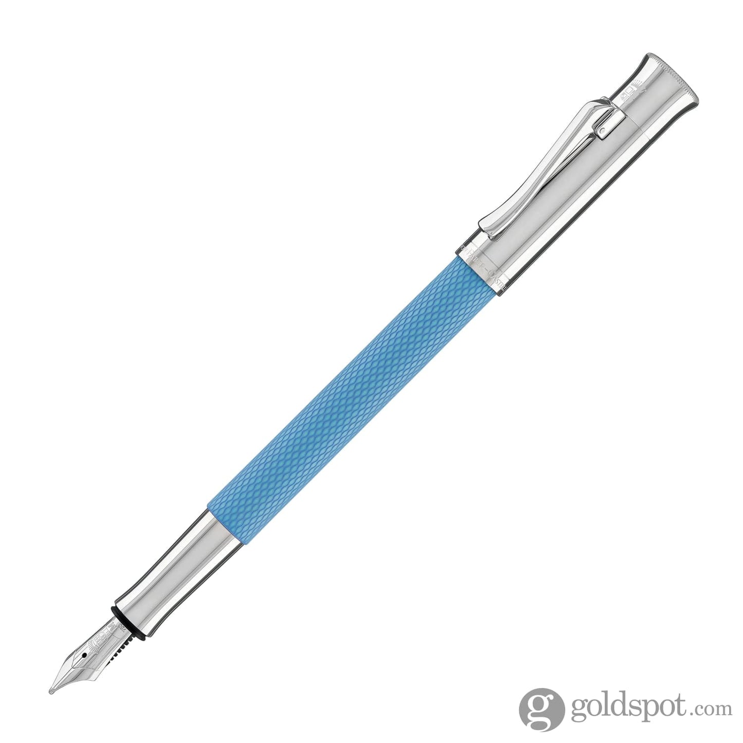 Faber Castell Guilloche Fountain Pen in Gulf Blue Fountain Pen