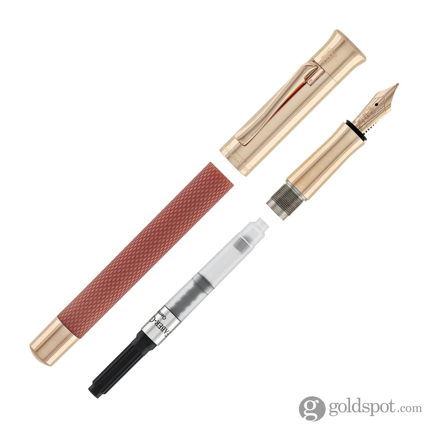 Faber-Castell Guilloche Fountain Pen in Rose Fountain Pen