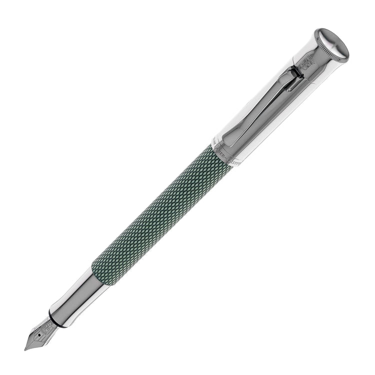Faber-Castell Guilloche Fountain Pen in Sage Green Fountain Pen