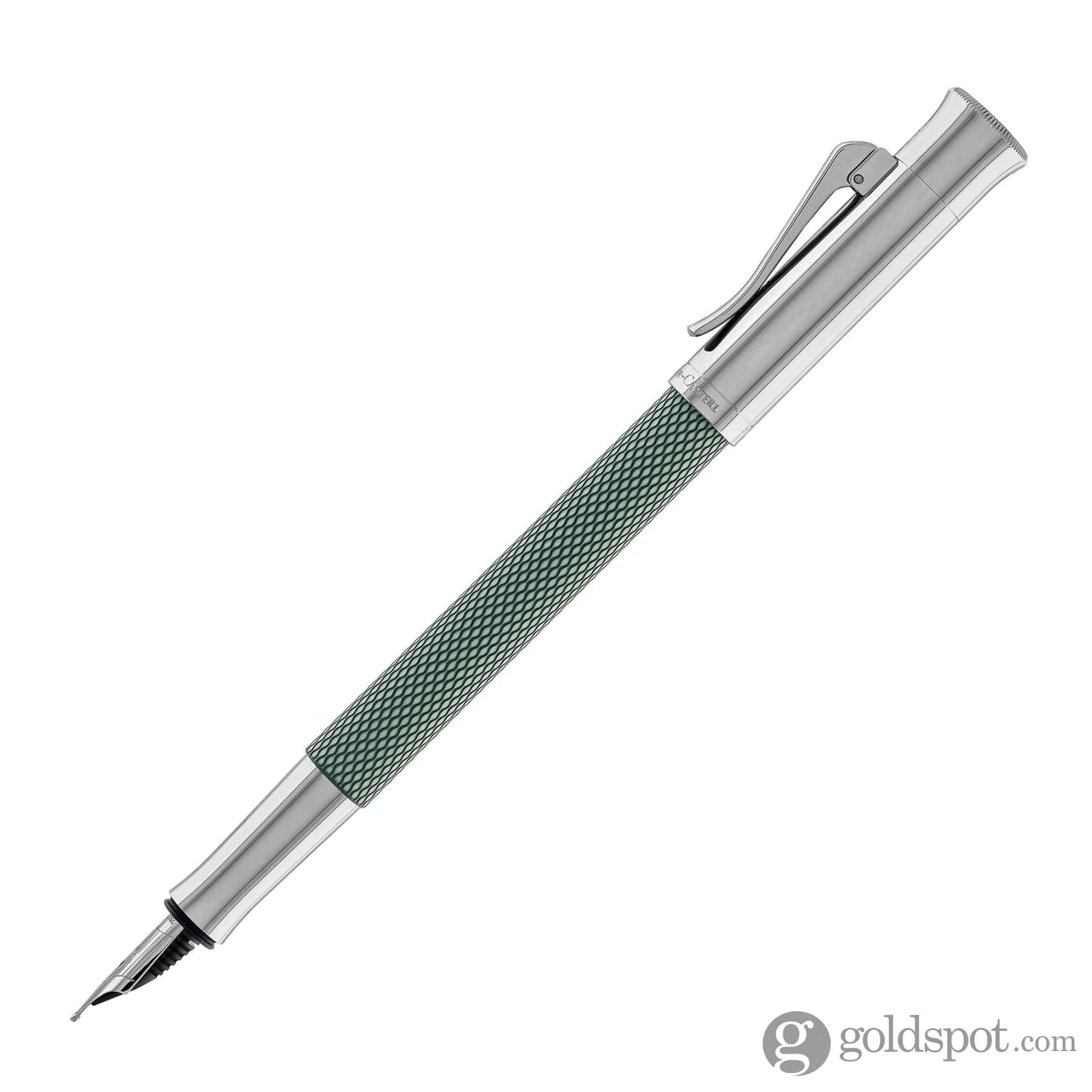 Faber-Castell Guilloche Fountain Pen in Sage Green Fountain Pen