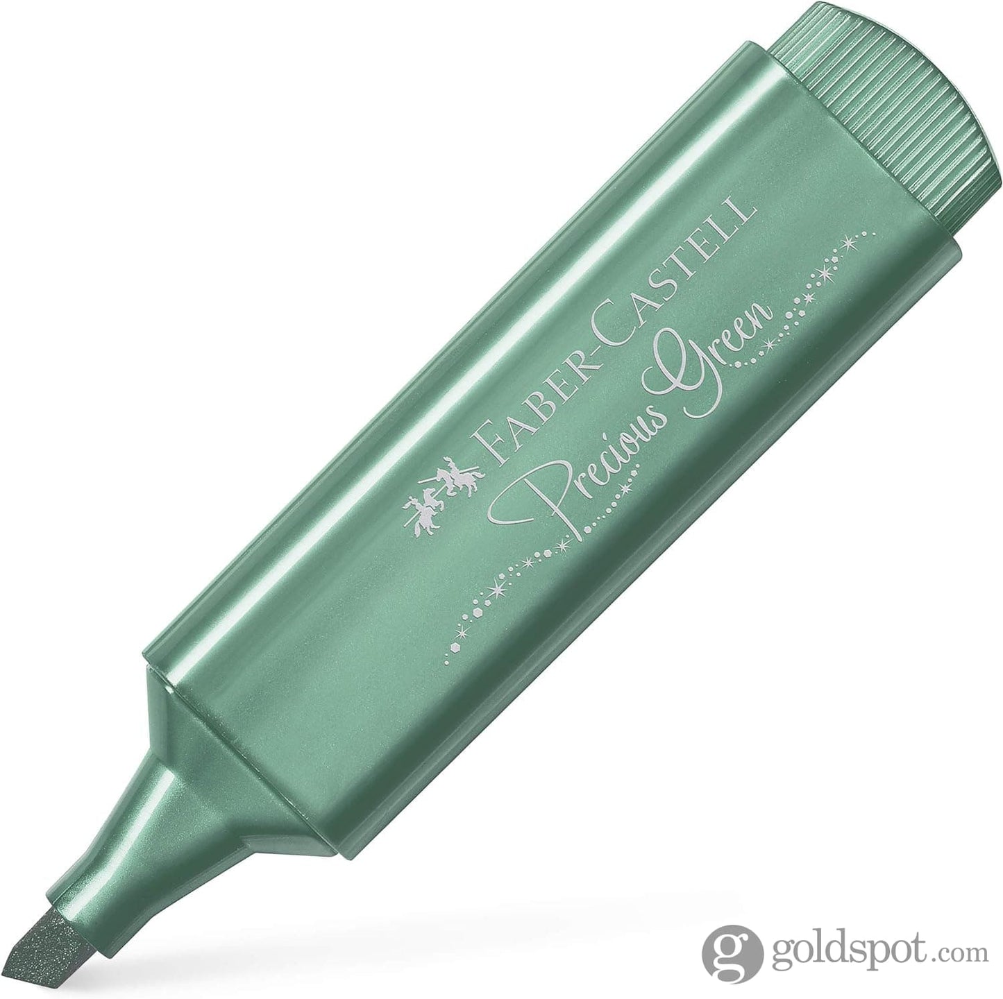 Faber Castell Metallic Glitter Highlighter Textliner Marker Pens - Pack of 8 Felt Tip and Fineliner