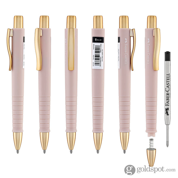 Faber-Castell Poly Ball Ballpoint Pen in Pale Rose Ballpoint Pens