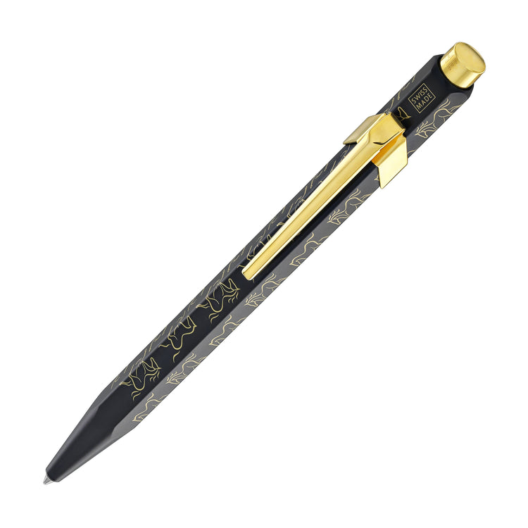 Caran d'Ache 849 Metal Ballpoint Pen in Horse Black