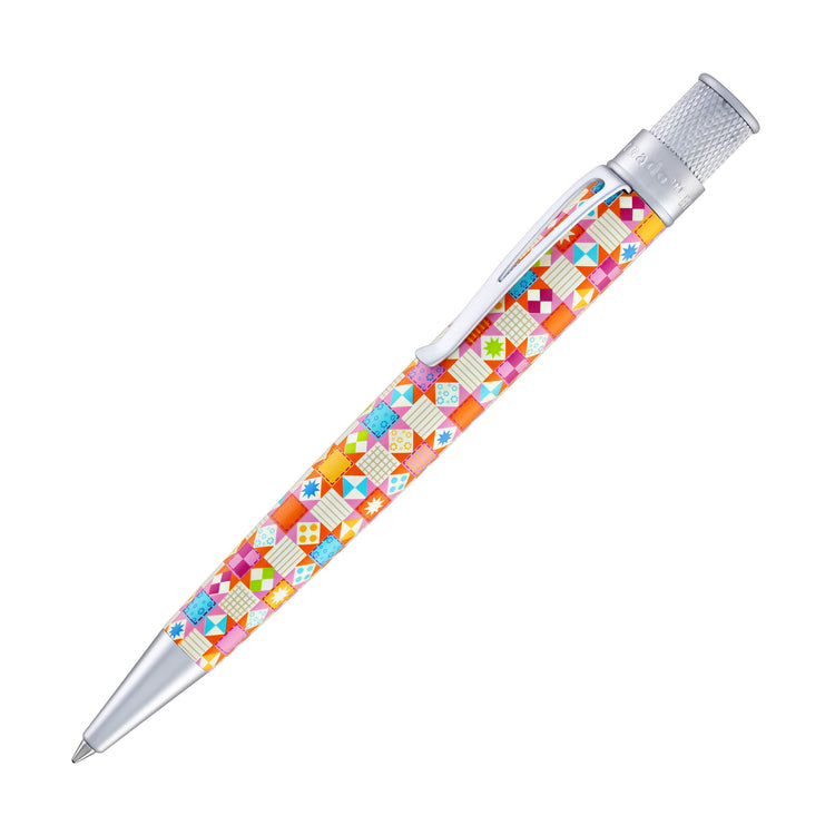 Retro 51 Tornado Vintage Metalsmith Rollerball Pen in Patchwork