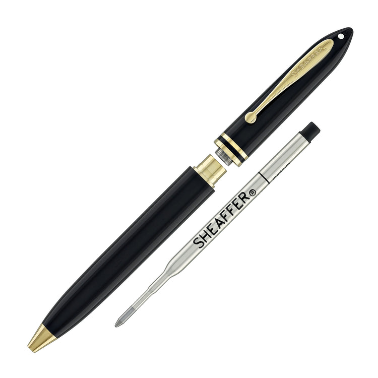 Sheaffer Balance III E893 Ballpoint Pen in Glossy Black & Gold Trims