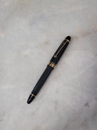Misfit 0022 Pilot Custom 823 Fountain Pen in Smoke with Gold Trim - 14K Gold Broad Point