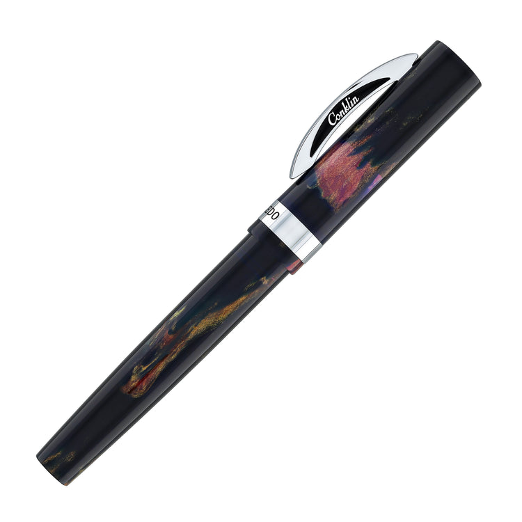 Conklin Toledo Rollerball Pen in Golden Evergreen Whisper with Chrome - Limited Edition