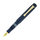 Kaweco Piston Sport AL Fountain Pen in Navy/Gold Starter Set