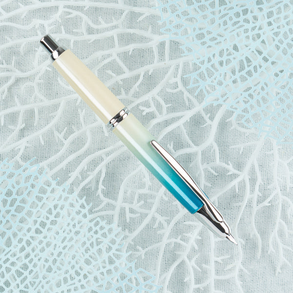 Pilot Vanishing Point Fountain Pen in Seashore - 18K Gold Medium Point (2024 Limited Edition) Fountain Pen