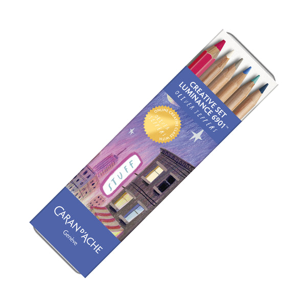 Caran d’Ache Oliver Jeffers Colored Pencil Set Luminance 6901 Pen