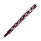 Caran d'Ache 849 Mosaic Ballpoint Pen in Garnet Red