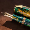 Visconti Medici Palazzo Fountain Pen in Riccardi with Yellow Gold Trim Fountain Pen