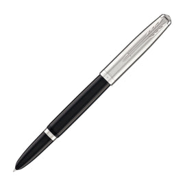 Parker 51 Fountain Pen in Black with Chrome Trim