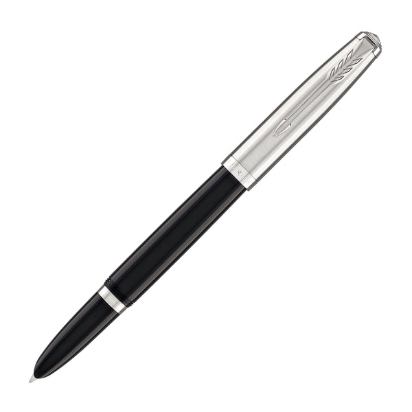 Parker 51 Fountain Pen in Black with Chrome Trim