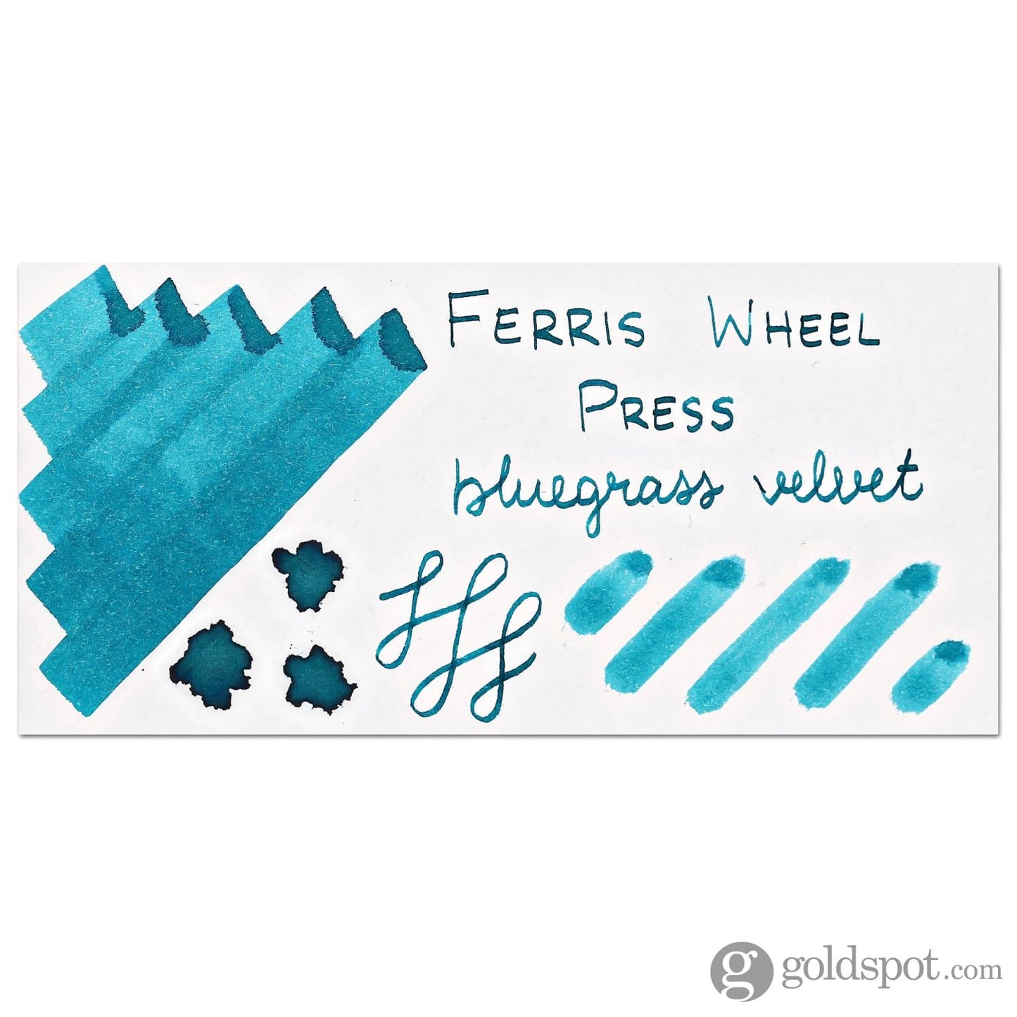 Ferris Wheel Press Bottle Ink in Bluegrass Velvet - 38 mL Bottled Ink