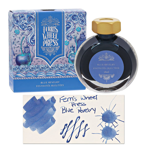 Ferris Wheel Press Bottled Ink in Blue Revelry - 38 mL - Goldspot Pens