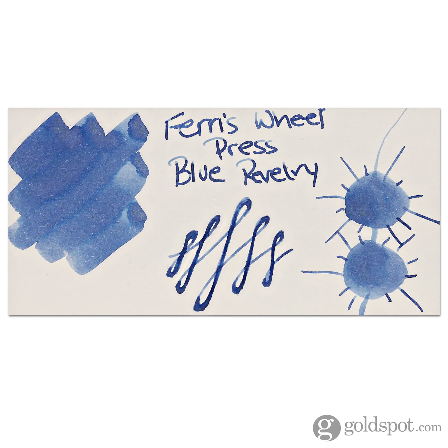 Ferris Wheel Press Bottled Ink in Blue Revelry - 38 mL - Goldspot Pens