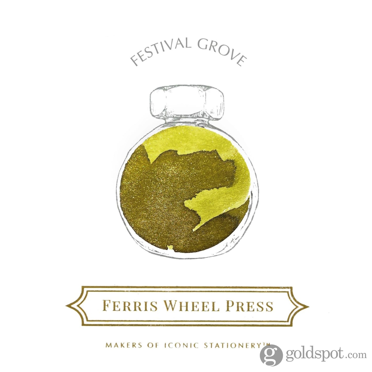 Ferris Wheel Press Bottled Ink in Festive Grove - 38 mL Bottled Ink