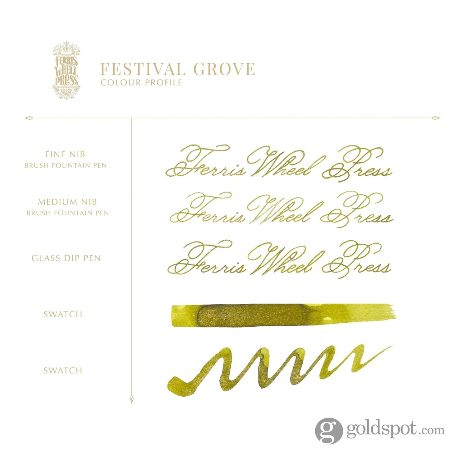 Ferris Wheel Press Bottled Ink in Festive Grove - 38 mL Bottled Ink